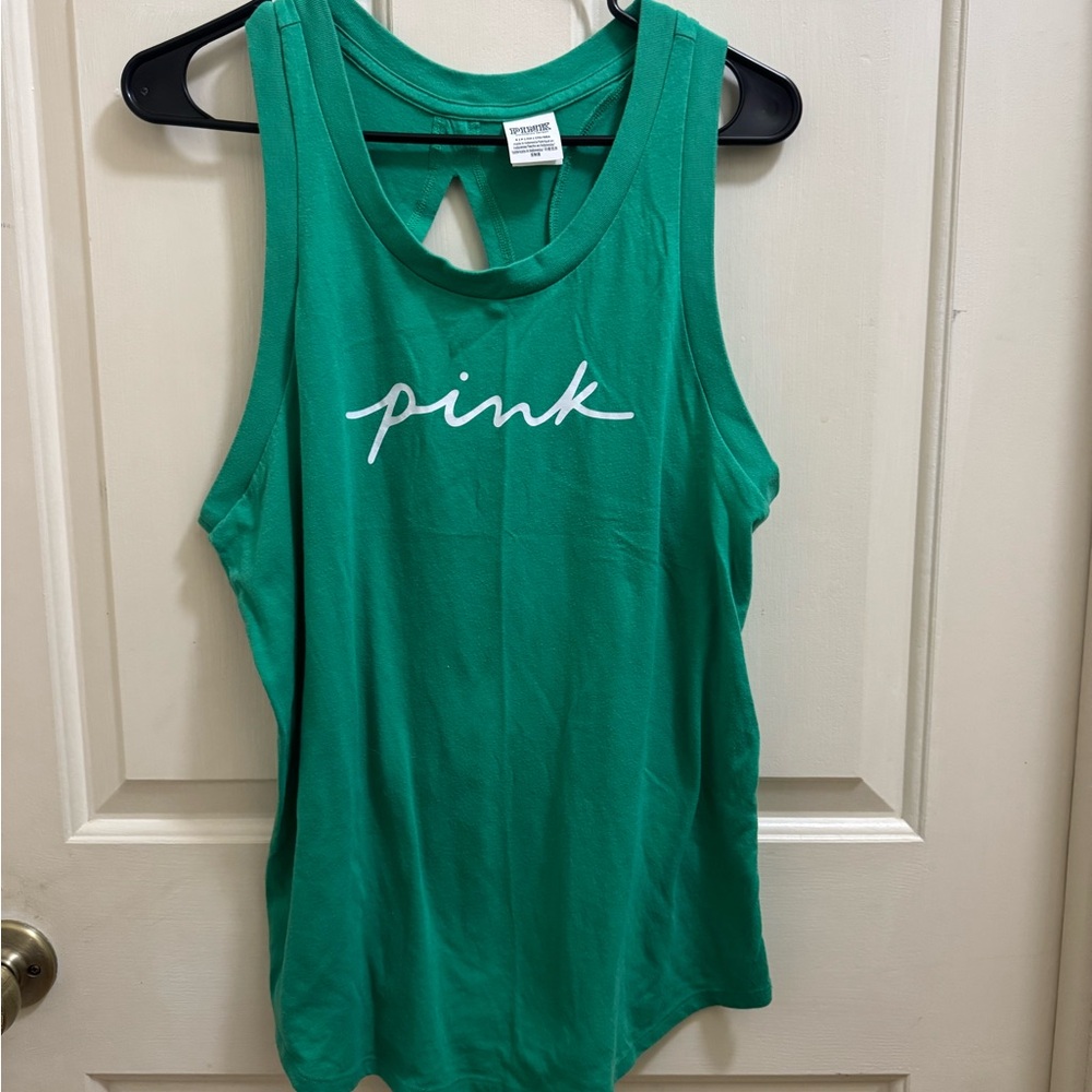 PINK Victoria's Secret Teal Tank Top